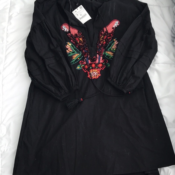 Zara short lined dress - Picture 1 of 2